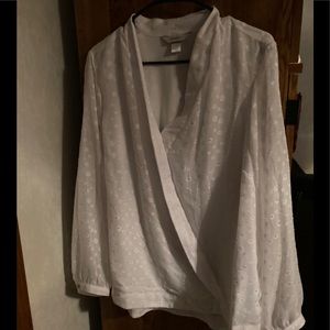 Cj Banks long sleeve top